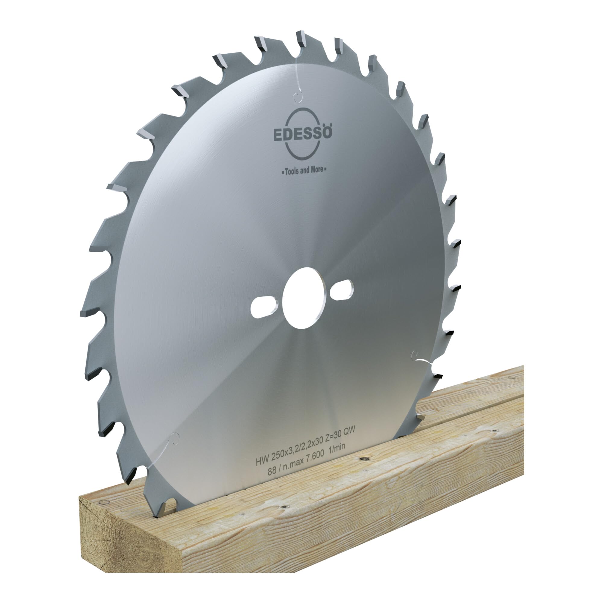 Edessö, Lama per sega circolare di precisione, in metallo duro, 350 x 30 mm, 54 denti, 3.403503E+7