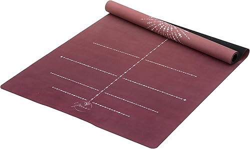 Yvonne Solstice Harmony - Alfombrilla de yoga de viaje, ultra fina, 116 de pulgada, ligera, plegable y antideslizante para viajes y hogar, goma