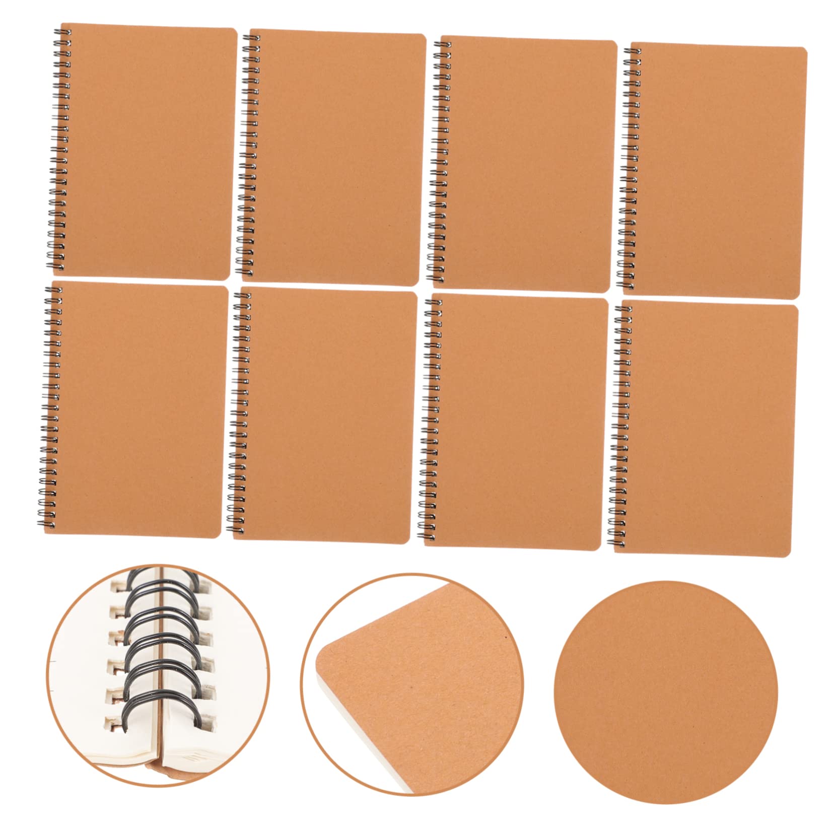 A5 Spiral Notizbuch mit Leeren Seiten 10 Stück-pack Papier Klassisches Design für Tagebuch Mitschriften und Skizzen Spiral Notizbuch A5 Kariert