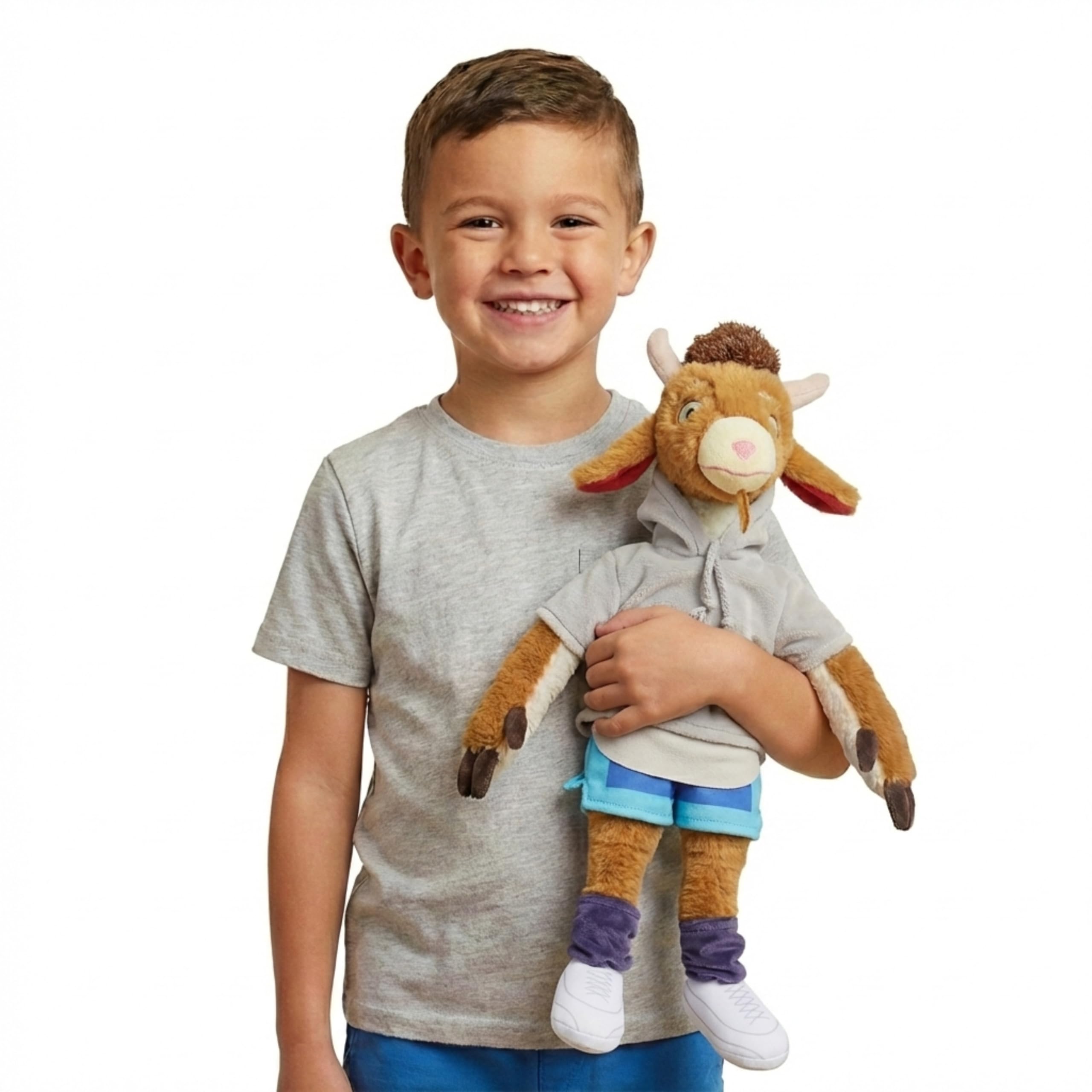 Photo 1 of Jay Franco Plush Pillow Buddy - Kids Ultra-Soft Stuffed Plushie & Cozy Pillow, Official Licensed Goat, 22 Inches, Multi - Goat
