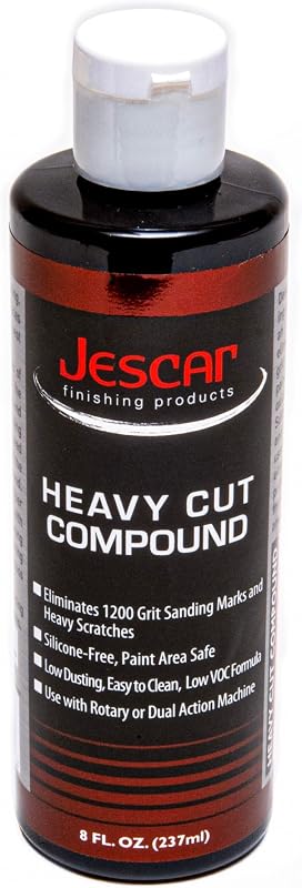 Jescar Heavy Cut Compound Composto para Polimento de Corte Pesado 237 mL J-HCC-8