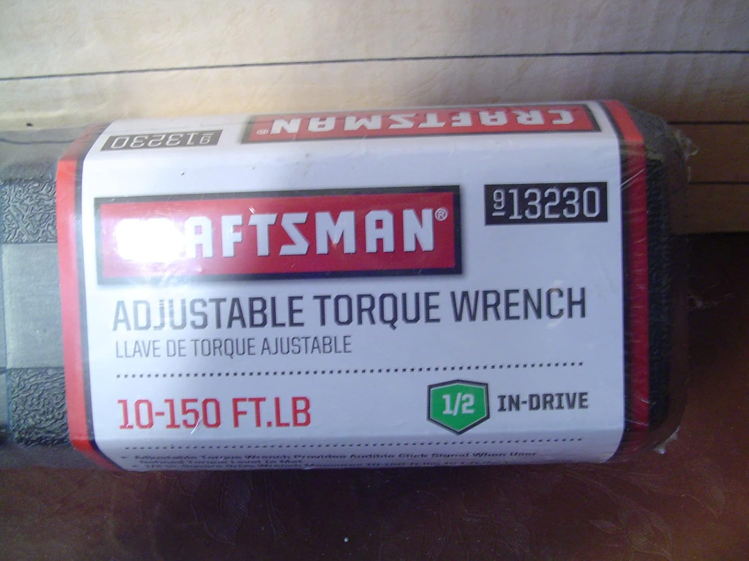 18 INCH Craftsman 1/2inch adjustable torque wrench 10lb-150ft lbs