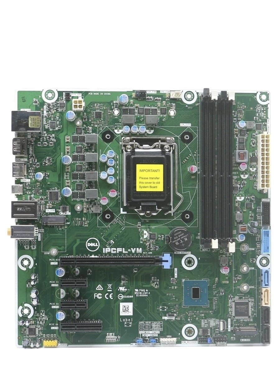 POWERASH Motherboard (H0P0M) Compatible with Dell XPS 8930 Desktop PC Computer| LGA 1151 Socket, DDR4 Up to 64GB | DP & HDMI Ports | Micro-ATX OEM Replacement Board for Home, Office & Workstation-picture-29