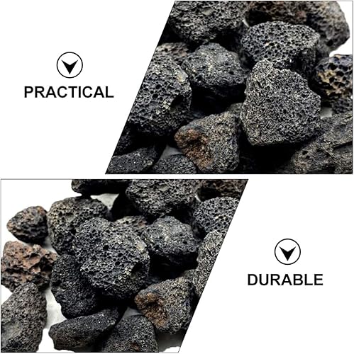 Miniatura 6 de Difusor de piedra de lava, rocas volcánicas, difusor de aceites esenciales, macetas decorativas para paisajismo en casa y oficina (0.8-1.2 in, 17.64