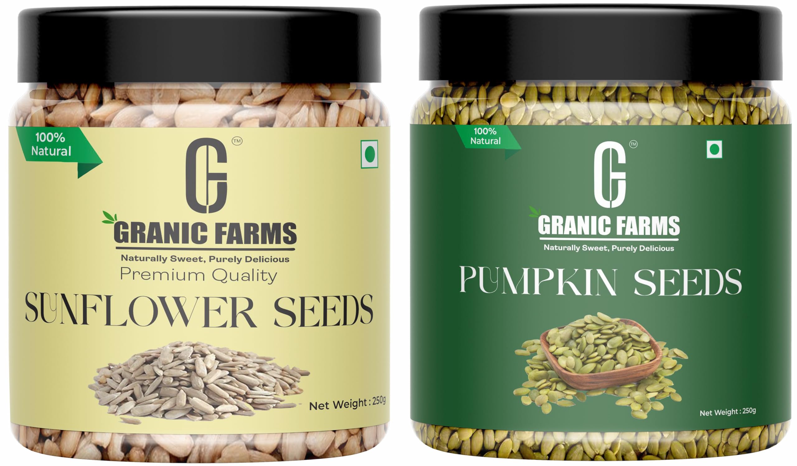 See full amazon price history chart for Granic Farms Raw Pumpkin Seeds - 250g and Sunflower Seeds - 250g for Eating. |Protein and Fibre Rich| Food For Immunity Booster| Diet Pack (JAR Pack) (250g+250g) Granic Farms Raw Pumpkin Seeds - 250g and Sunflower Seeds - 250g for Eating. |Protein and Fibre Rich| Food For Immunity Booster| Diet Pack (JAR Pack) (250g+250g) (B0CK2D2P9X) Amazon Price History, Amazon Price Tracker