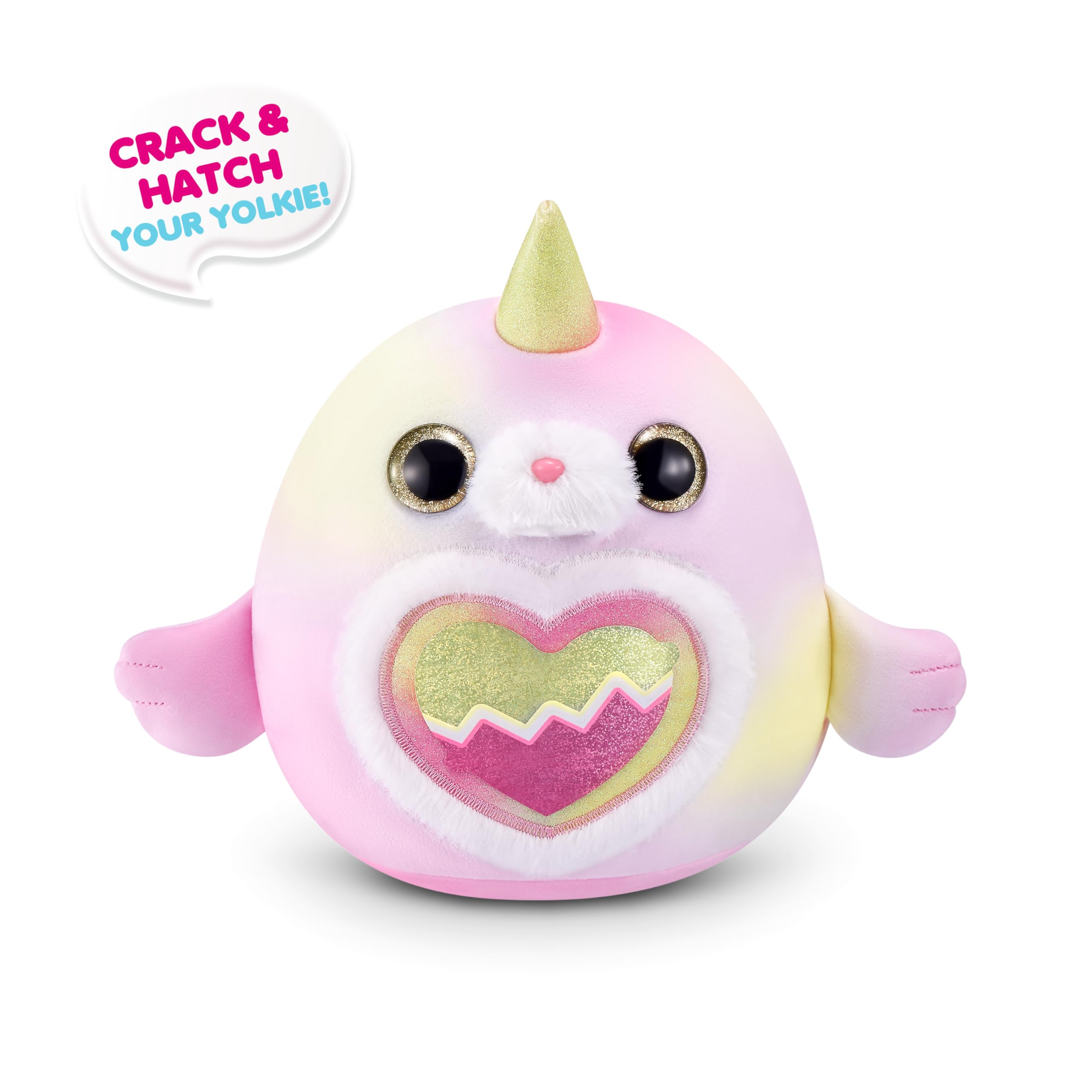 Rainbocorns Eggzania Frozen Mania by ZURU, Collectible Plush Toy for Girls 3+, Blizzy, 19 cm x 24.1 cm x 17.5 cm - Image 4