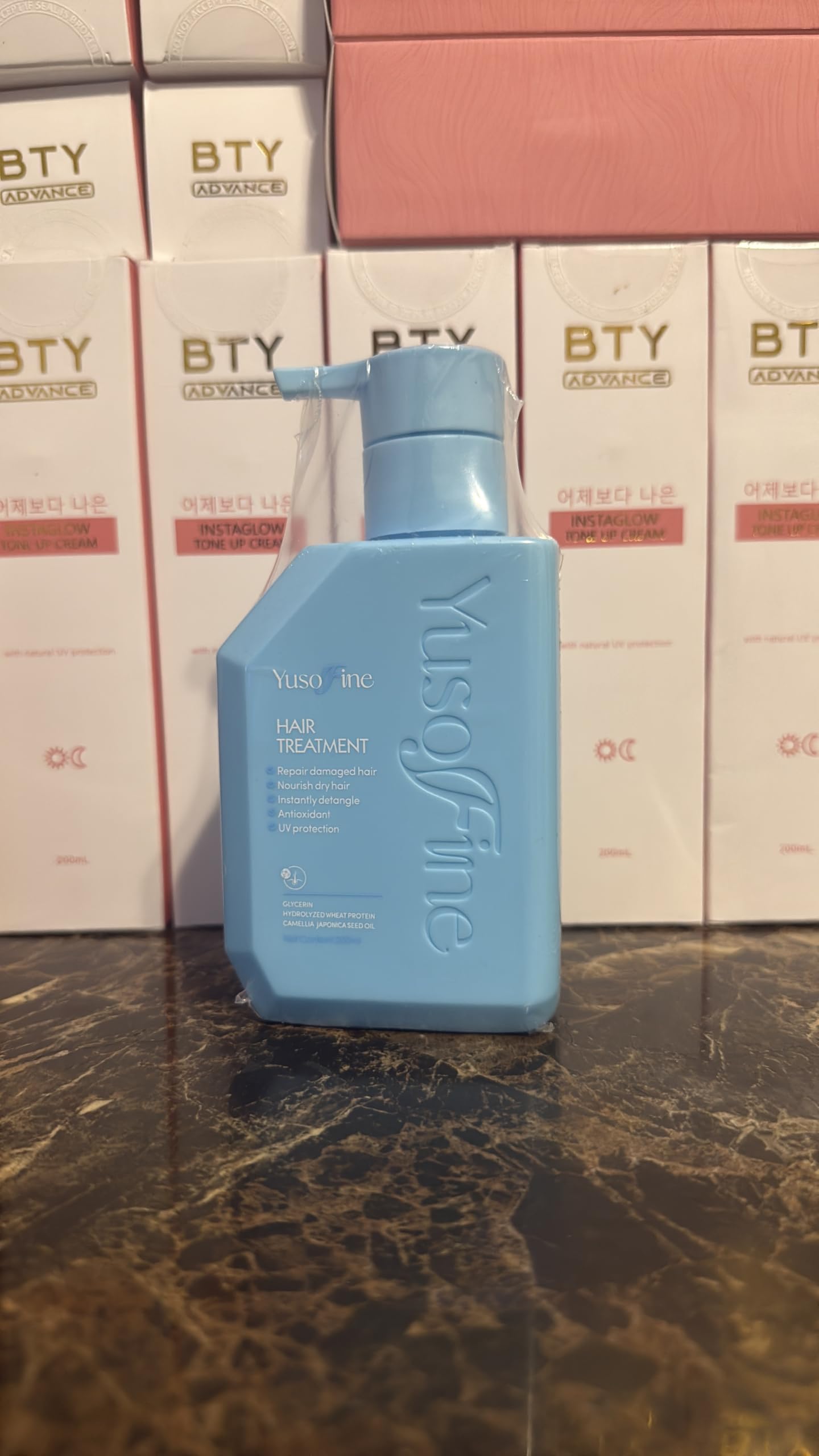 Amazon.com : YusoFine Hair Treatment Serum with UV Protection