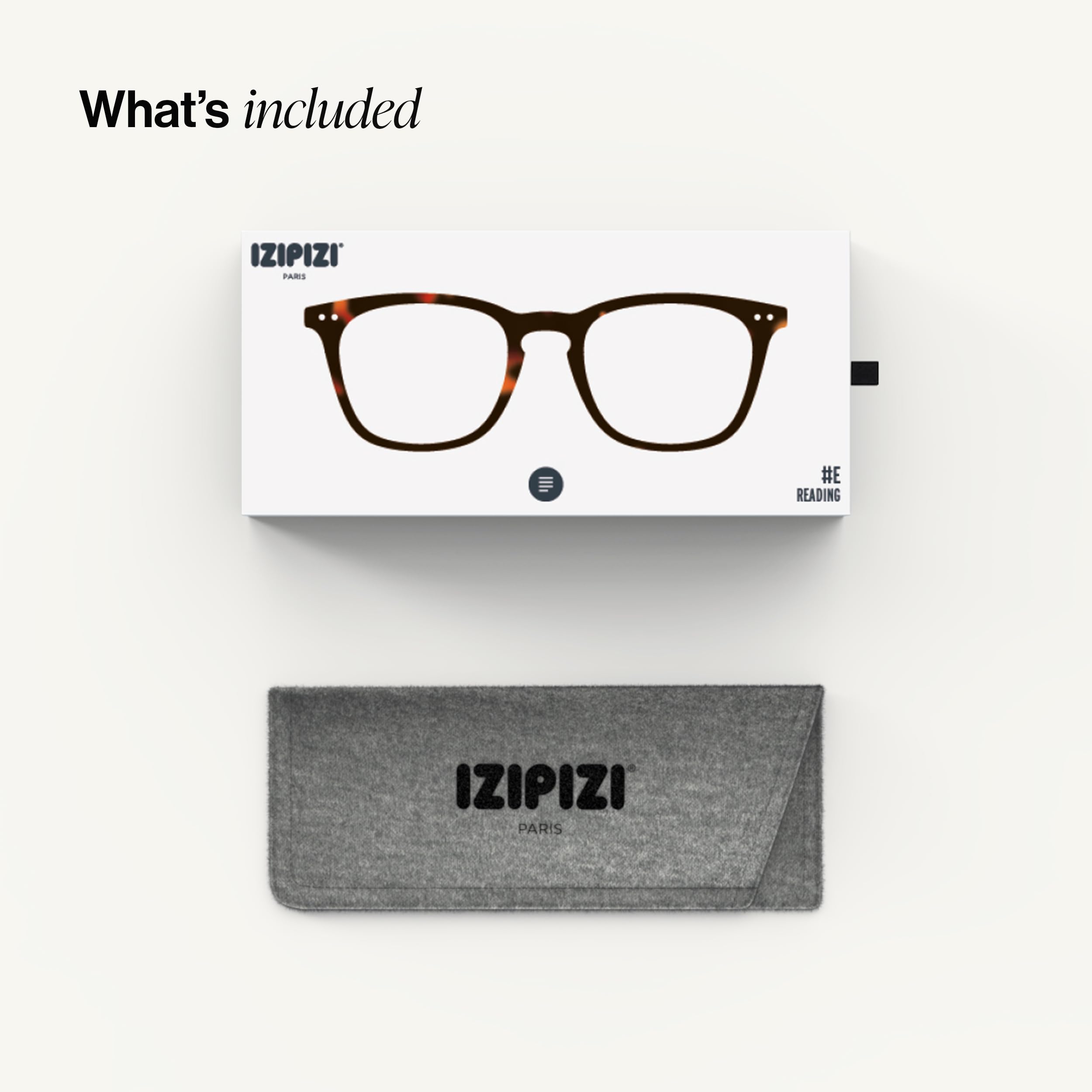 Izipizi gafas de lectura letmesee #e Tortuga Diopter +2.5