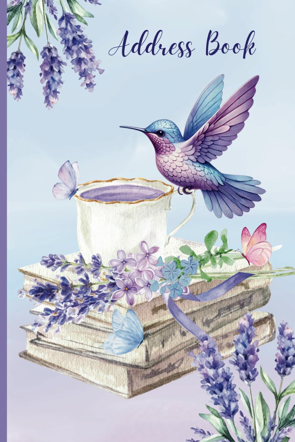 Address Book │ Hummingbird Floral Dreams A planner featuring contacts