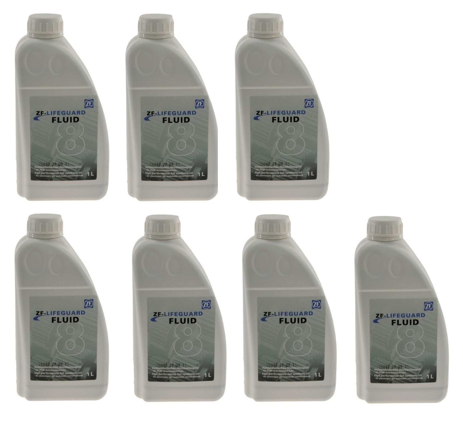 For Audi BMW Jaguar Land Rover Set of 7 Liters Auto Trans Fluid ZF LIFEGUARD 8