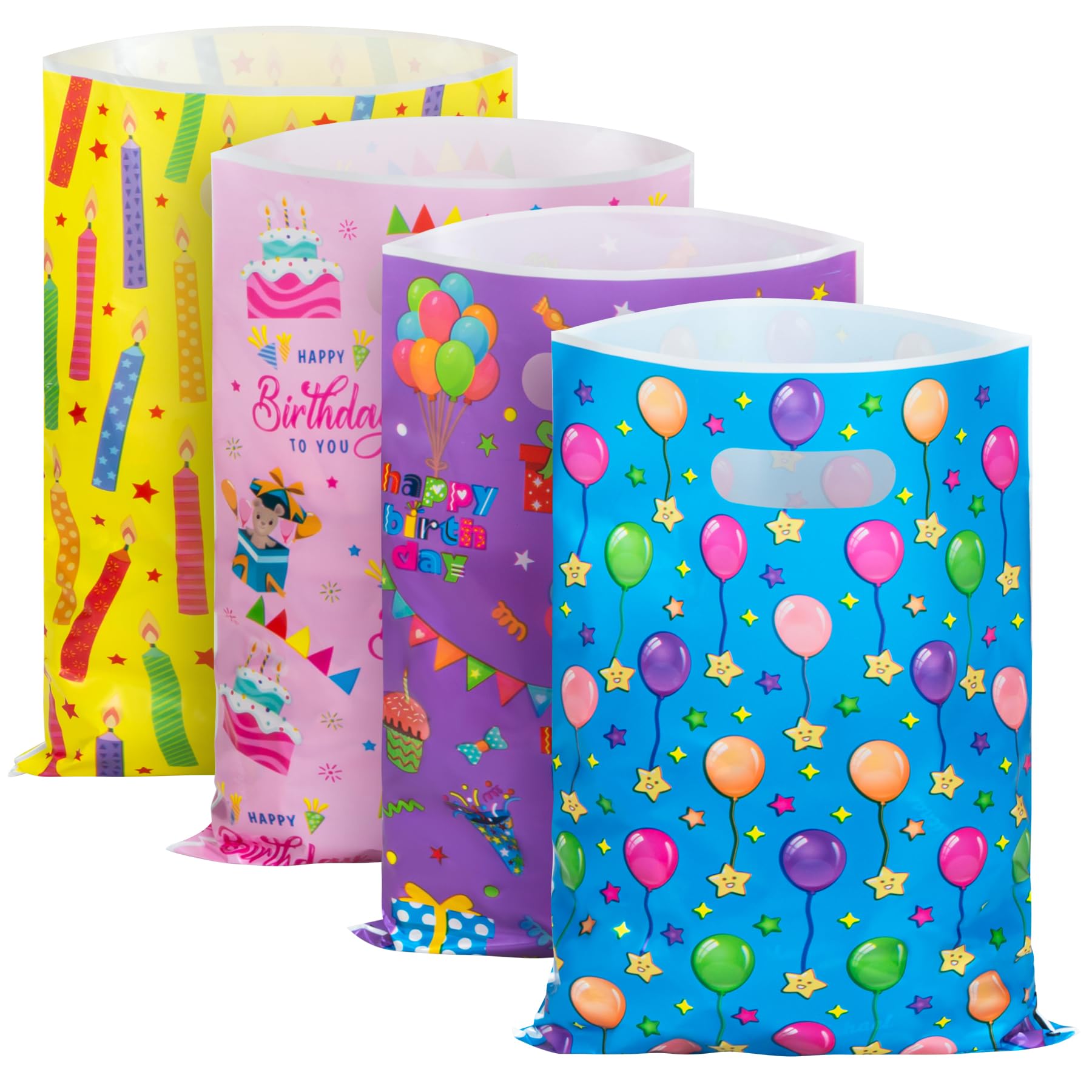 Sac Anniversaire Enfant, 50pcs Sachet Bonbons Anniversaire, Sacs Cadeaux Anniversaire, Pochette Surprise Enfant, Sachet Bonbons Anniversaire, Pour Faveur De Noël, Fête, Mariage, Anniversaire