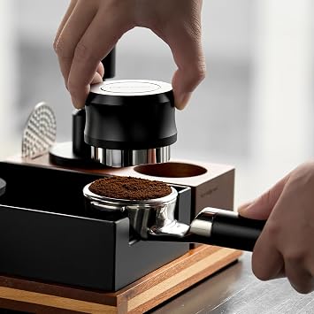 58mm Espresso Coffee Bottomless Portafilter, Compatible for E61, Flair 58, ECM, Rocket, Sanremo, Synesso, VBM Coffee Machines, with 18g Filter Basket & 0.3mm Holes.