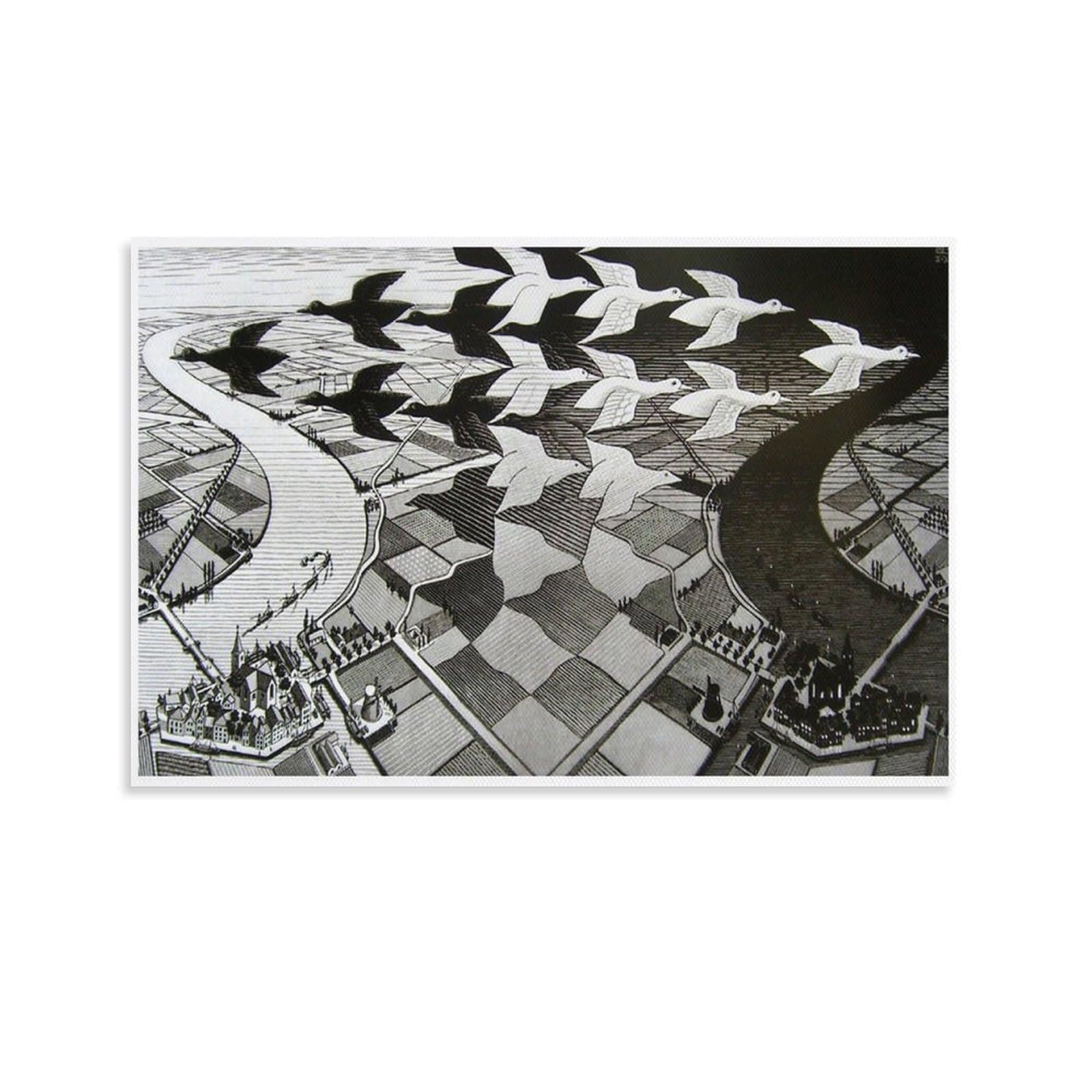 Amazon.co.jp: Maurits Escher作品ポスターマウリッツ・エッシャー偉大