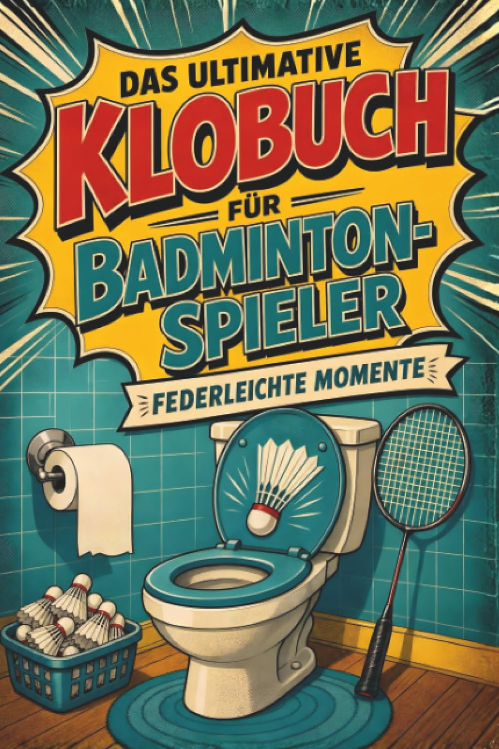 Das ultimative Klobuch für Badminton-Spieler: Federleichte Momente. Lustiges Geschenk für Badminton-Spieler, Shuttlecock und Netzduelle