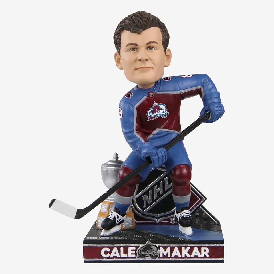 Cale Makar Colorado Avalanche 2022 Norris Trophy Award Bobblehead NHL Hockey