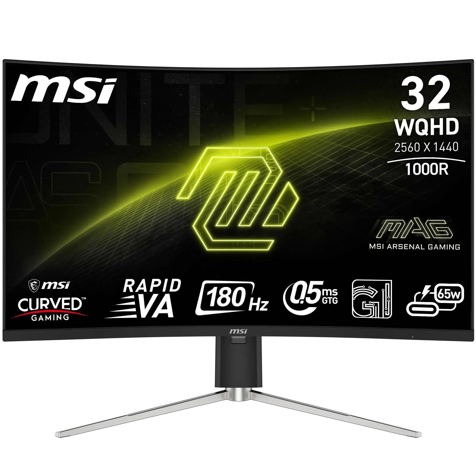 MSI MAG 342CQR E2 34 Inch UWQHD Curved Gaming Monitor - 1500R 3440 x 1440 VA Panel, 180 Hz / 1ms (MPRT), Adaptive Sync - DP 1.4a, HDMI 2.0b CEC — view 10