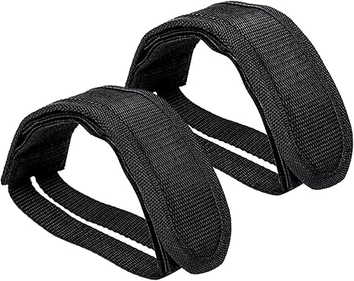Correa para pedal de bicicleta, correas para los dedos, cinta negra universal para pies de bicicleta, ajustable, antideslizante, doble adhesivo,
