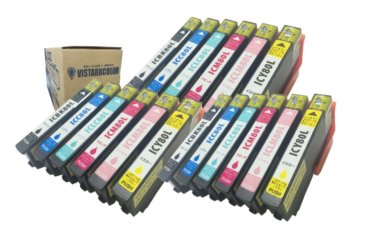 増量80L IC6CL80L EPSON ３箱分セット IC6CL80L 純正インクカートリッジ6色パック EPSON 6色パック メルカリ - プリンター・複合機