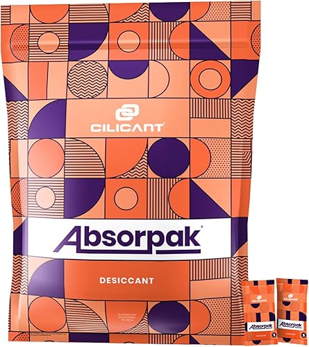 Absorpak - Paquetes de desecantes para almacenamiento, paquetes de gel de sílice para control de humedad, 500 unidades pequeñas (0.07 onzas cada