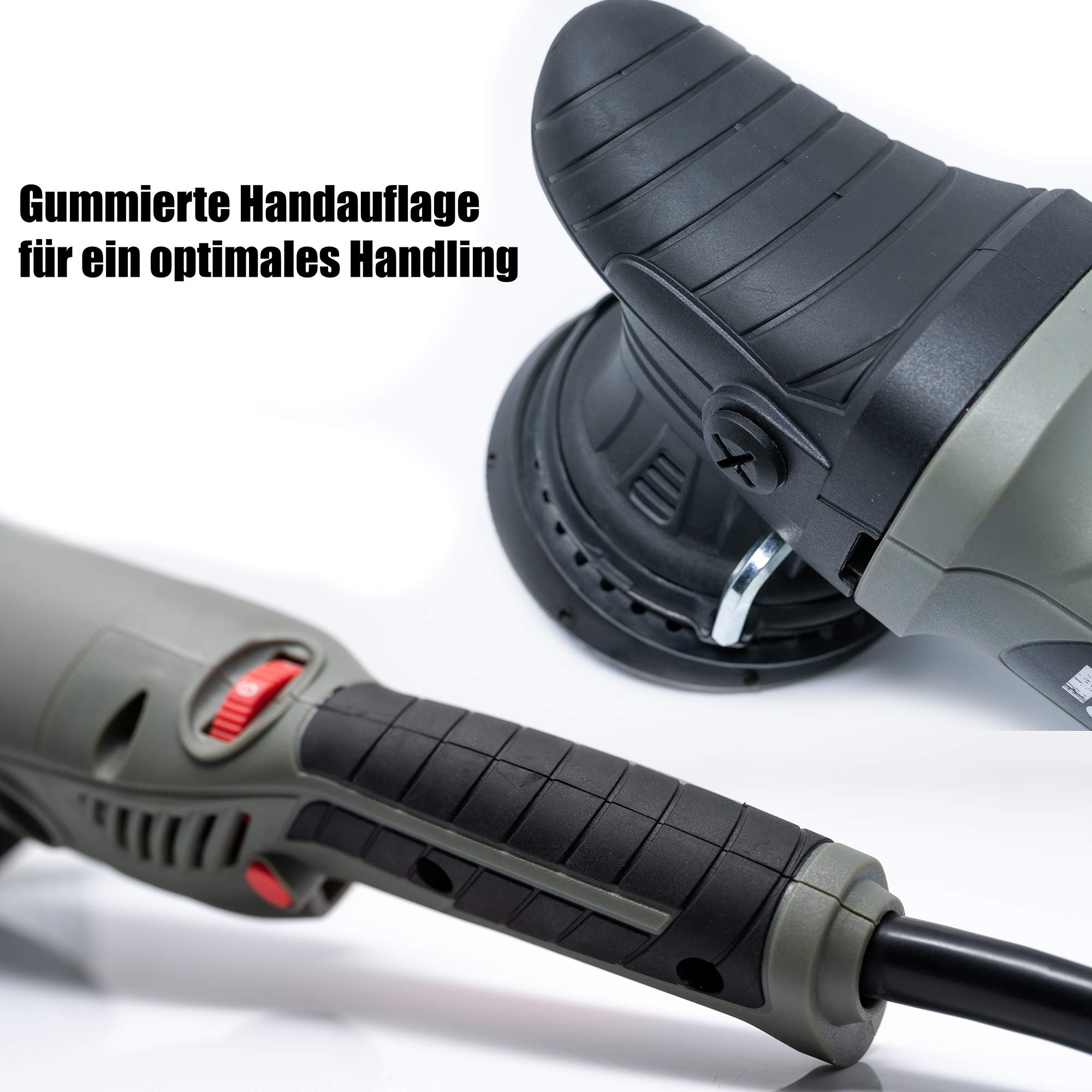 detailmate Polishing kit for cars: PLSH H15 eccentric polisher Menzerna Heavy Cut 1000 - Medium Cut 2500 - Super Finish 3500 3 Matching Polishing Pads 3M Band detailmate