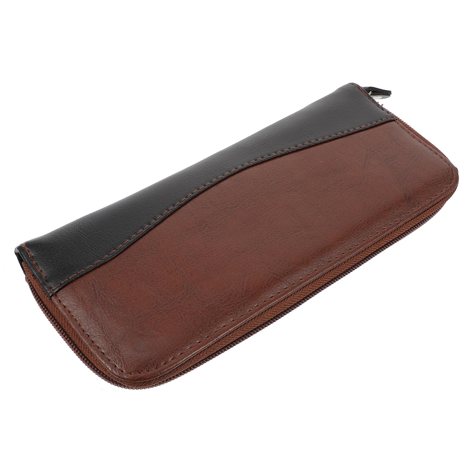 PLAFOPE Forbici Organizer Professionale Pu Custodia Marrone p e per in Compatto per Strumenti Accessori Parrucchieri e Truccatori da Salone per Chioma, per Viaggi