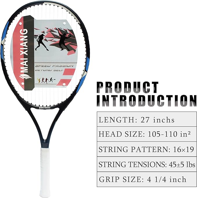 Raqueta de Tenis Recreativa para Adultos Aluminio miniatura 2