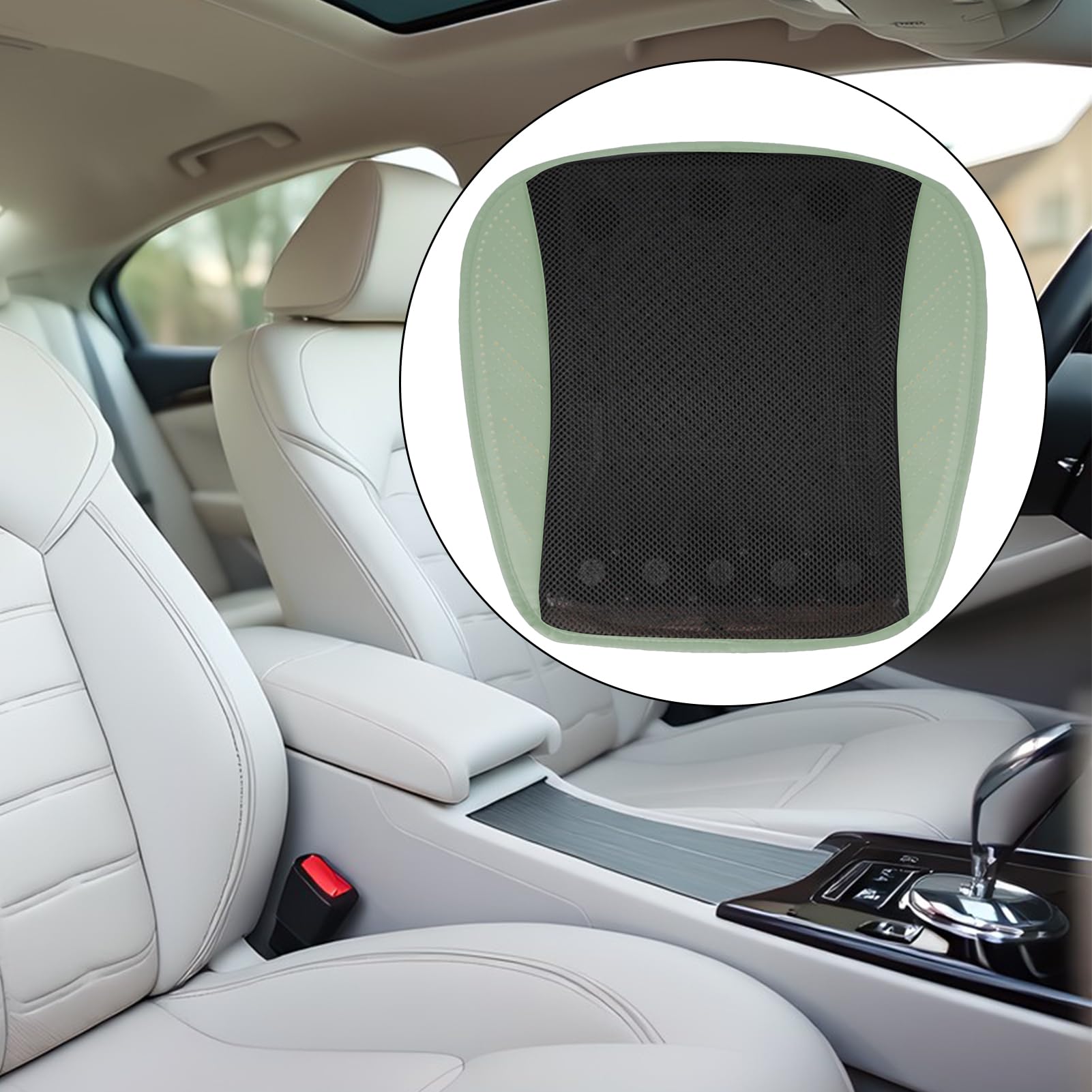 Cuscino Auto Ergonomico, Traspirante, Portatile, Impermeabile | Tappetino Seduta Ventilato Rinfrescante Guida, Viaggio, Casa, Camion, Automobilistico, Ambiente di Lavoro