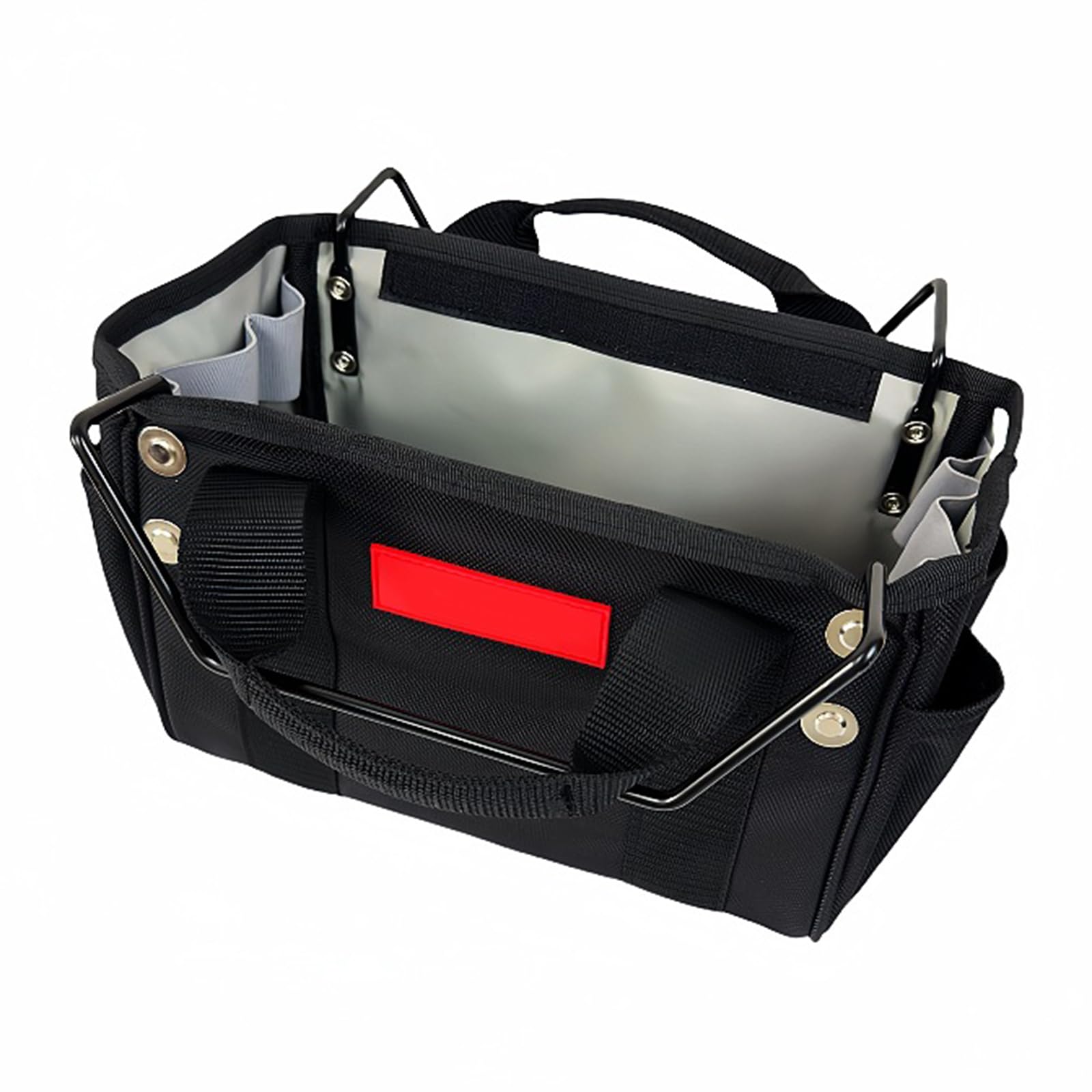 Yrohgkpn Telescoping Ladder Tool Storage Bag With Multi Pockets And Comparments Tool Hanging Organizers Pouches For Professional Nylon Ladder Bag