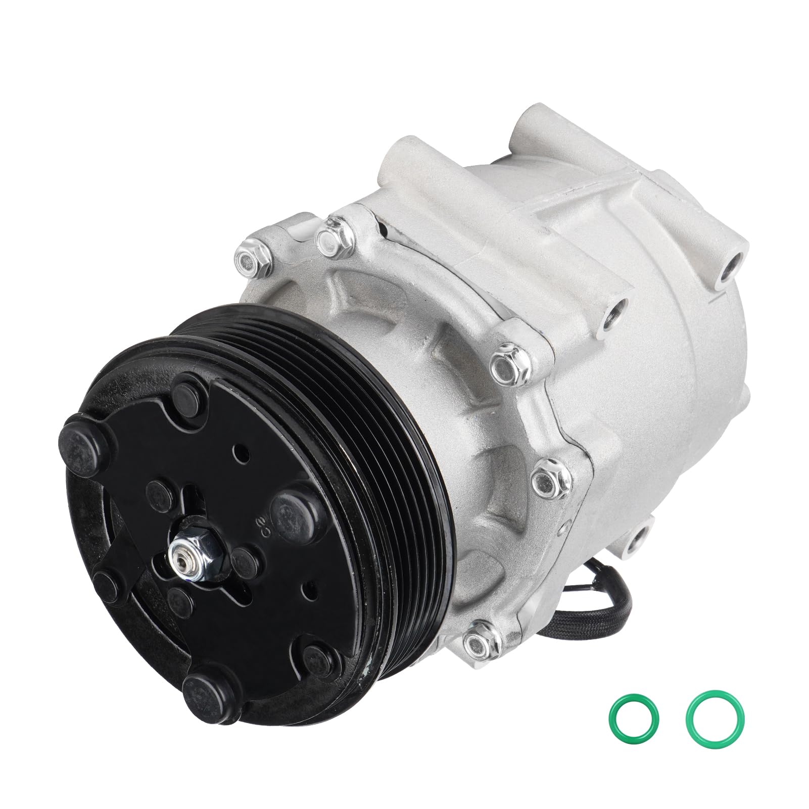 Photo 1 of AC Compressor with A/C Clutch Fits for Honda Civic 1.7 1.7L 2002 2003 2004 2005, 38800PLMA021M2, 38810PLMA12, 1101116, Air Conditioning