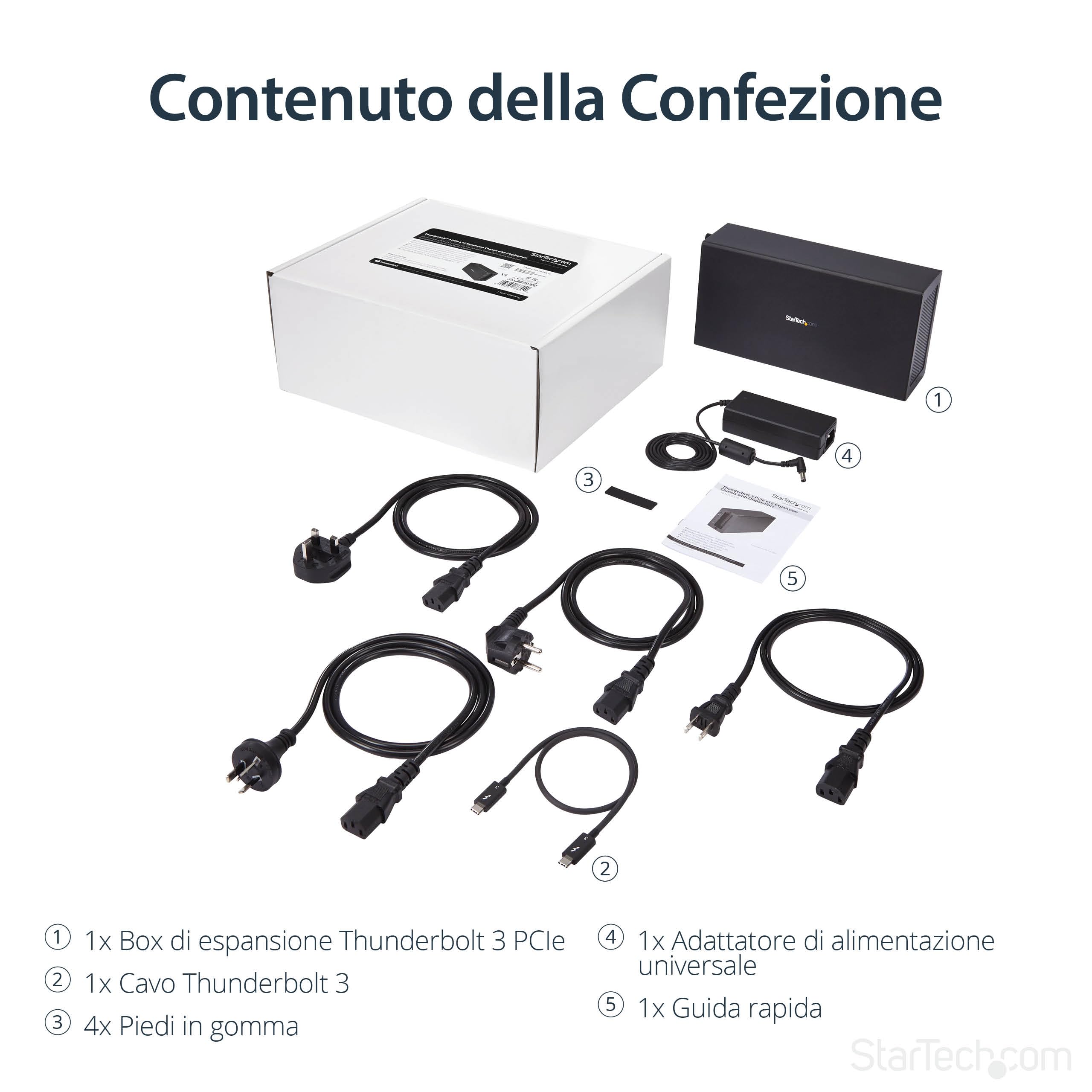 StarTech.com Chassis Telaio di espansione Thunderbolt 3 a PCI Express con DisplayPort - PCIe x16