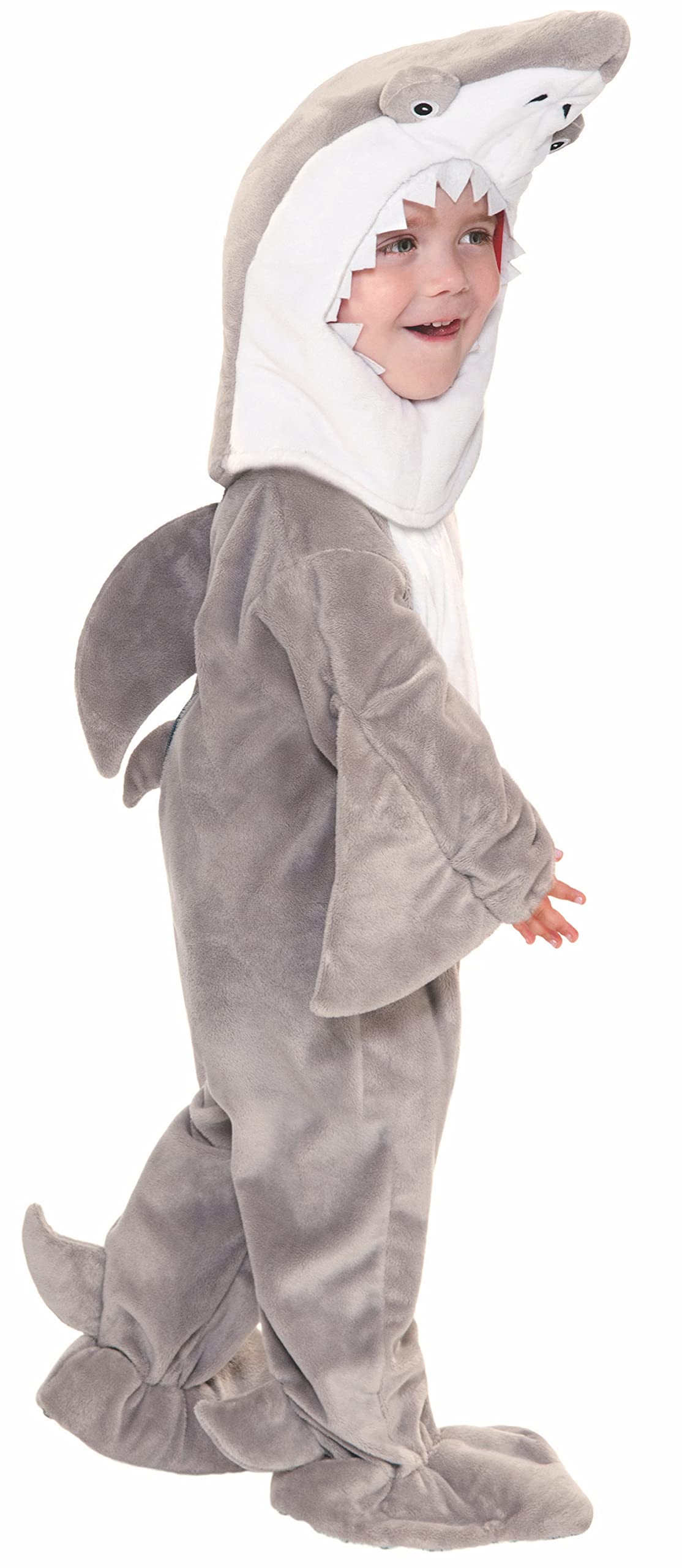 Fun Costumes Child Shark Costume - Gray Jumpsuit With