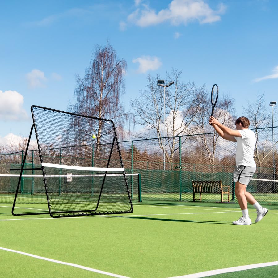 Vermont Rete Tennis Allenamento [2,75 x 2,15m] - Rebounder per Allenamento Tennis | Rete da Rimbalzo | Rebounder Autoportante | Ideale per Pallavolo, Calcio E Molto di più