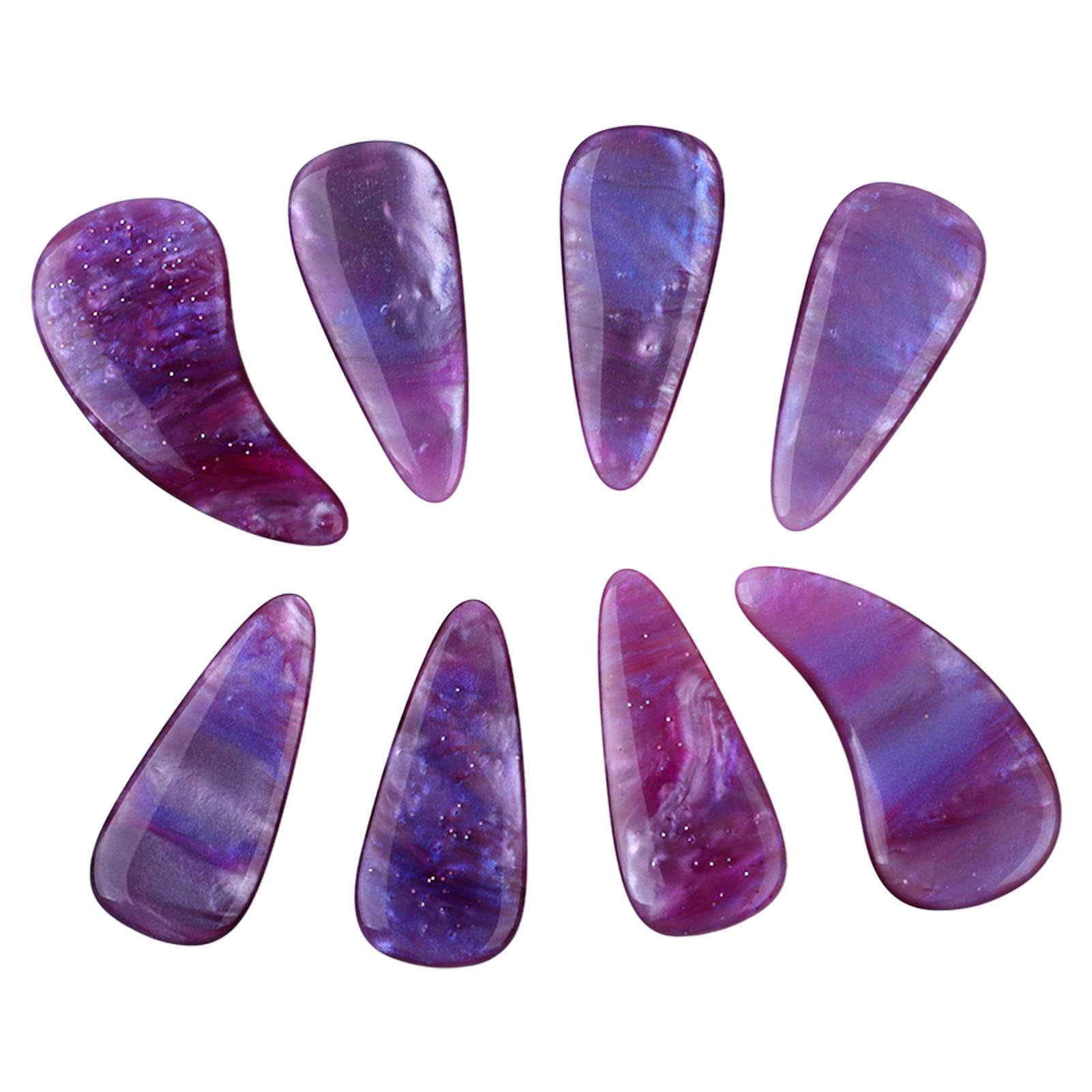 Guzheng Nail Covers Guzheng Nail Picks, Professionnel Guzheng Nail Covers Haut-parleurs (Couleur de la voie lactée)