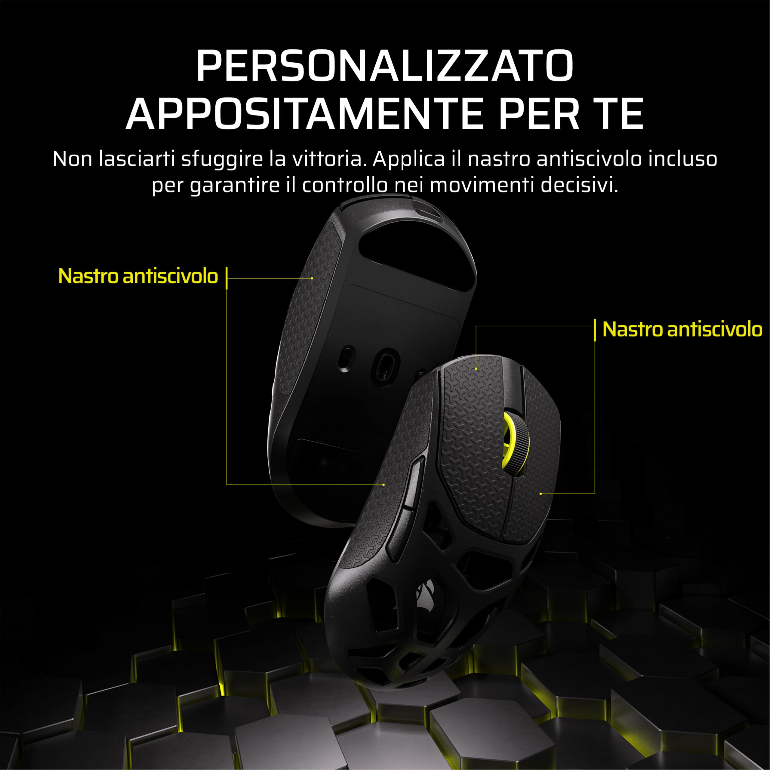 Corsair SABRE v2 PRO MG FPS Mouse Da Gioco Wireless – Nero | Sensore MARKSMAN S Da 33.000 DPI, Hyper-Polling a 8.000 Hz, Magnesio Resistente, Leggero, Batteria Fino a 120 Ore,