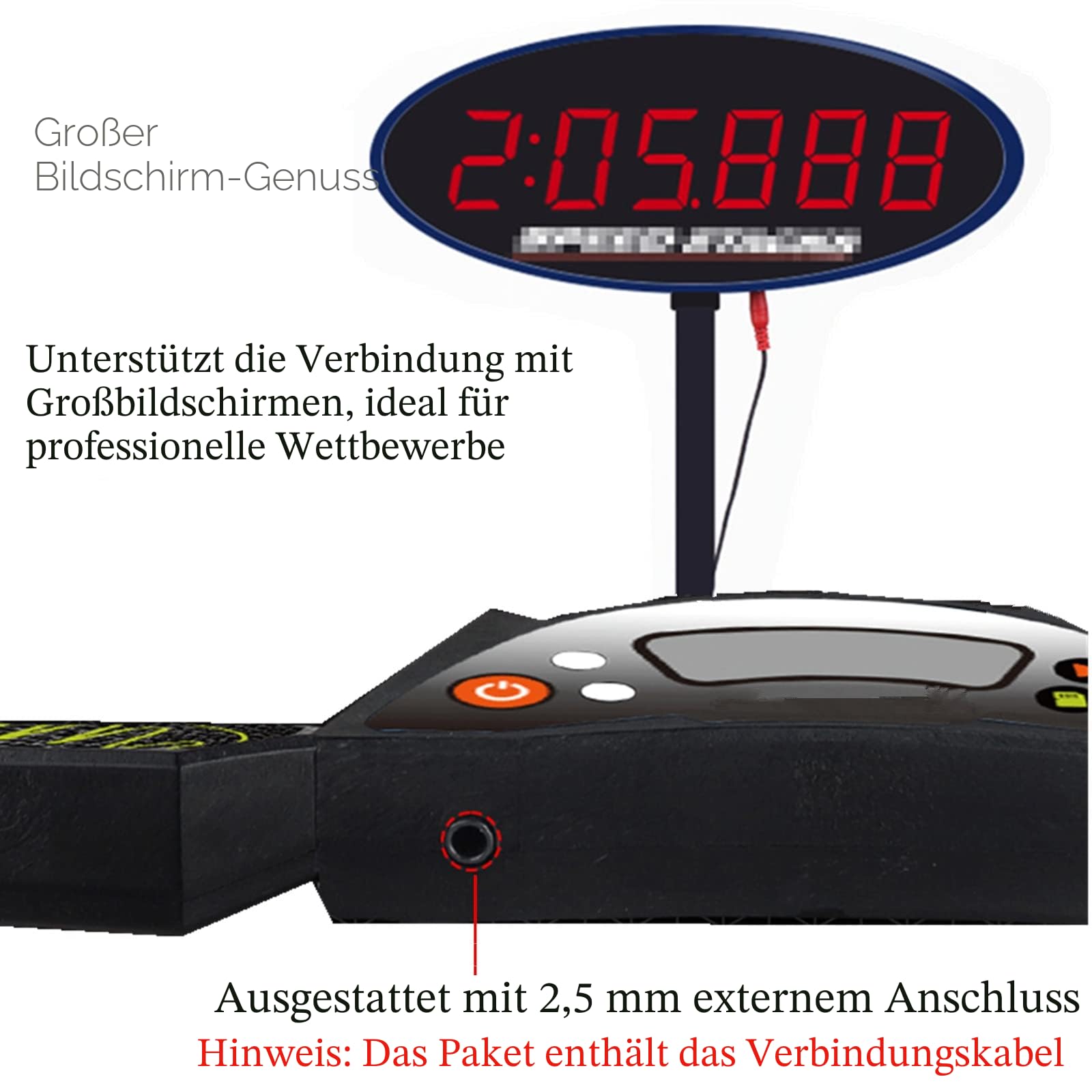 Touch Control Timer, Professionelle Cube Timer Uhrmaschine für Stack Competition Speed Cup Timer, Geschenk für Geburtstag und Weihnachten, Präzises Timing