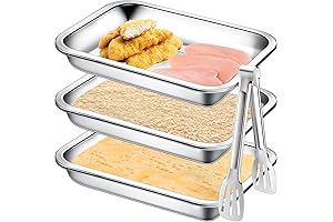 Premium Stainless Steel Breading Trays for Culinary Excellence