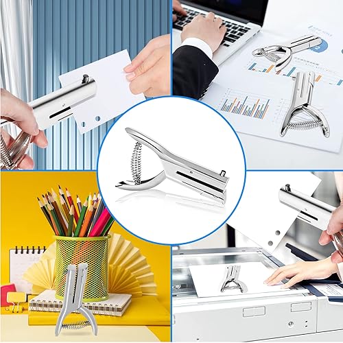 Miniatura 7 de Perforadora de un solo agujero, alcance de 2 pulgadas, perforador de agujero largo portátil de mano resistente, perforador de agujero de aleación de