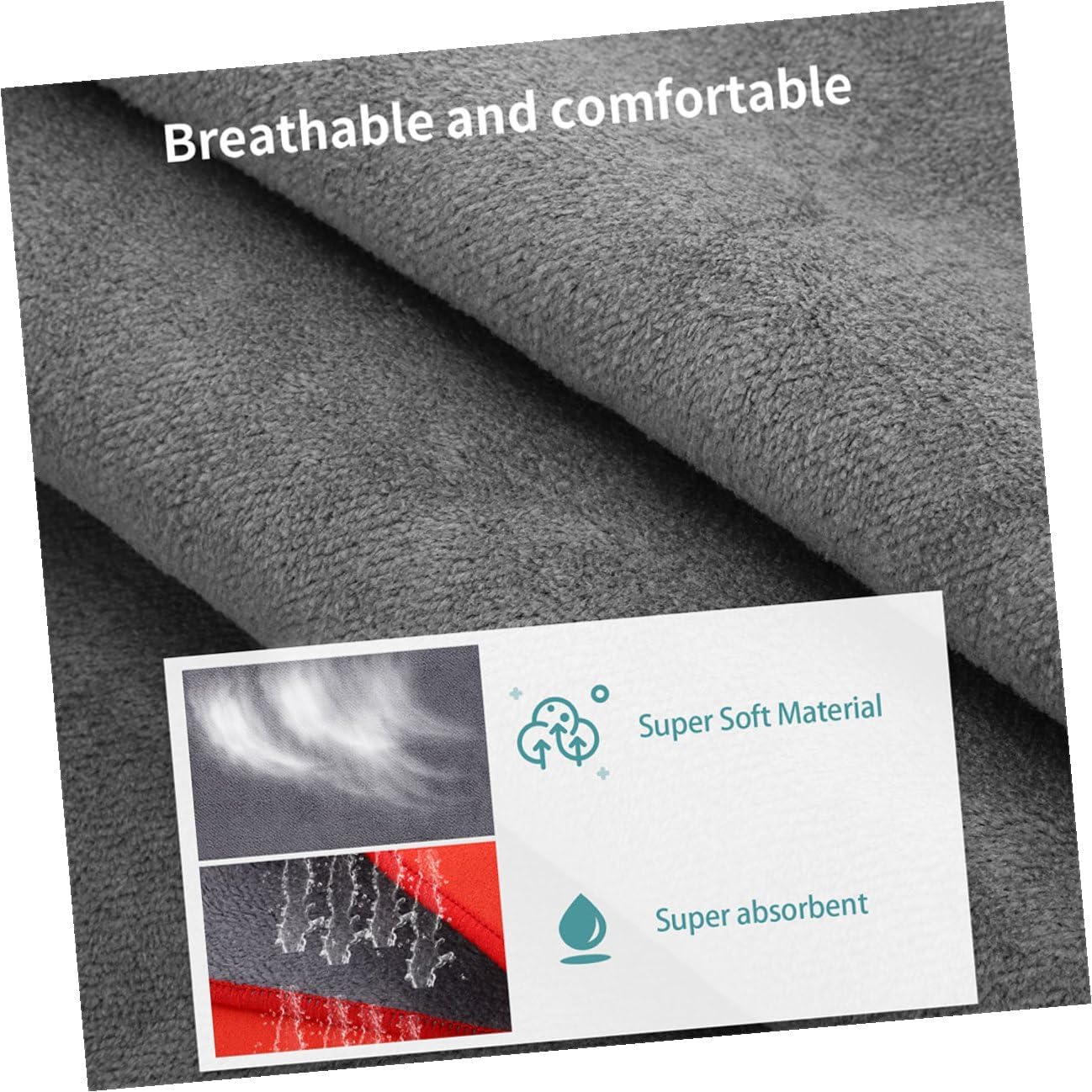 3pcs Car Drying Towels Set Super Absorbent Microfiber Chamois Cloths for Auto Washing and Detailing, Reusable Soft Car Wash Towels for Exterior Drying