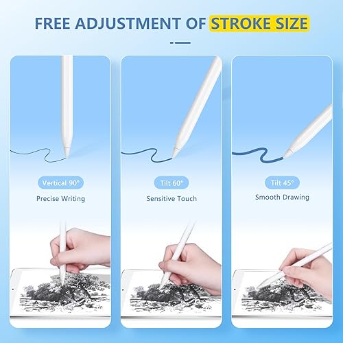 Miniatura 6 de Paquete de 4 puntas de repuesto para lápiz Apple Pencil de 1Apple Pencil de 2 generación mejoradas de puntas de metal para un control preciso y no