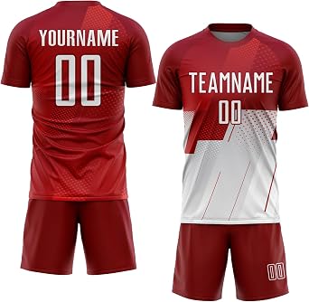 Custom Soccer Jersey Personalized Men Women Youth Soccer Shirts Shorts Customize Sports Soccer Team Training Uniform Set