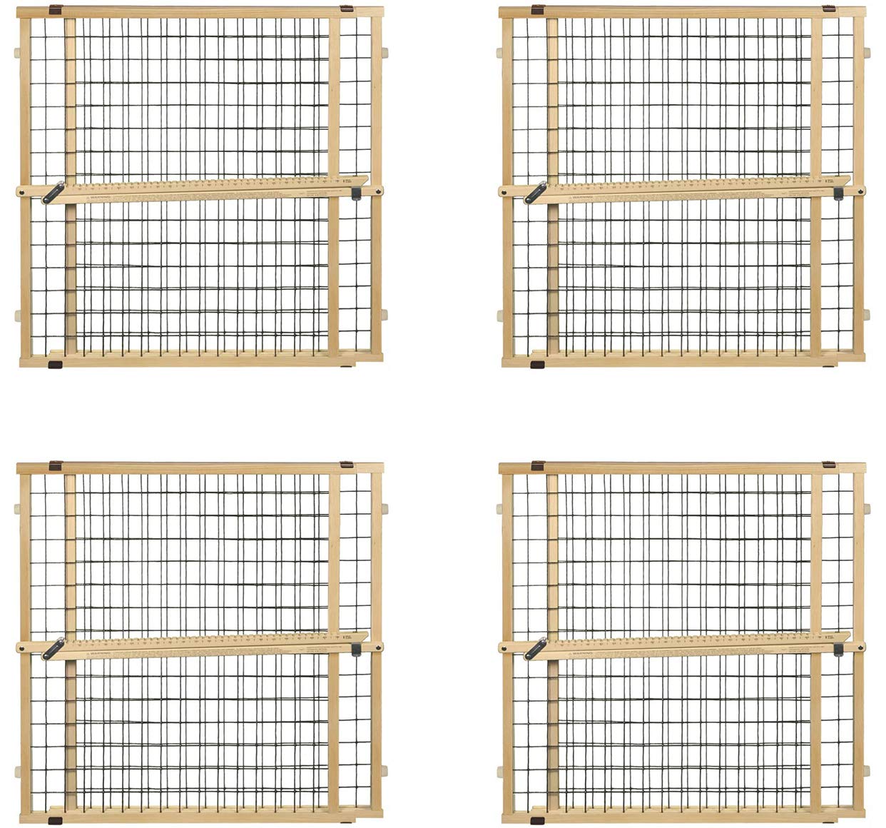North States MyPet 50" Extra Wide Wire Mesh Petgate Install with no