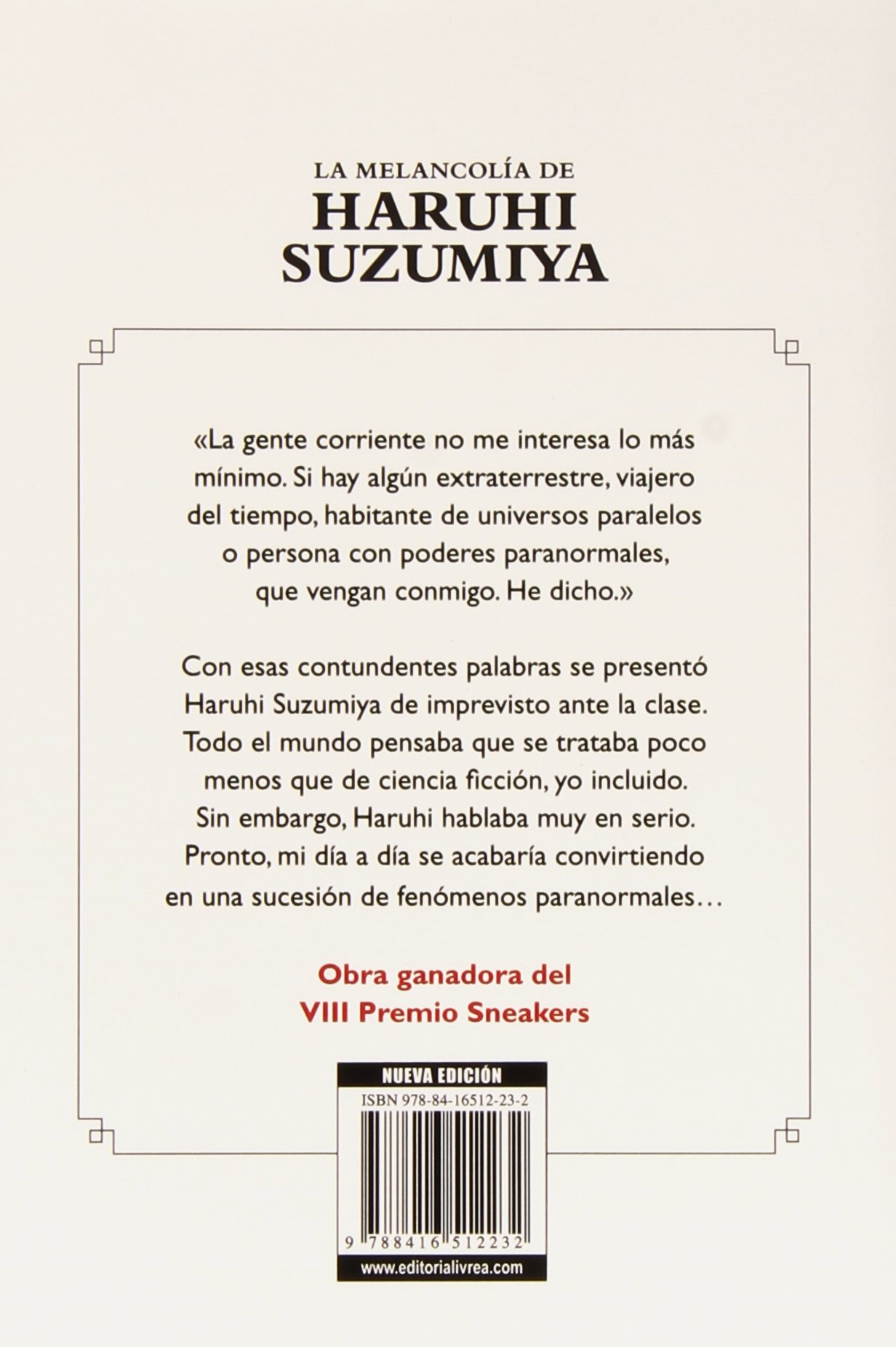 La melancolía de Haruhi Suzumiya