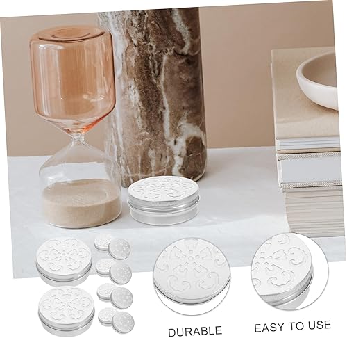 Miniatura 7 de BESTOYARD 20 piezas de caja de aluminio con rosca hueca para café, difusor de decoración de habitación goblincore para el hogar, equipo de