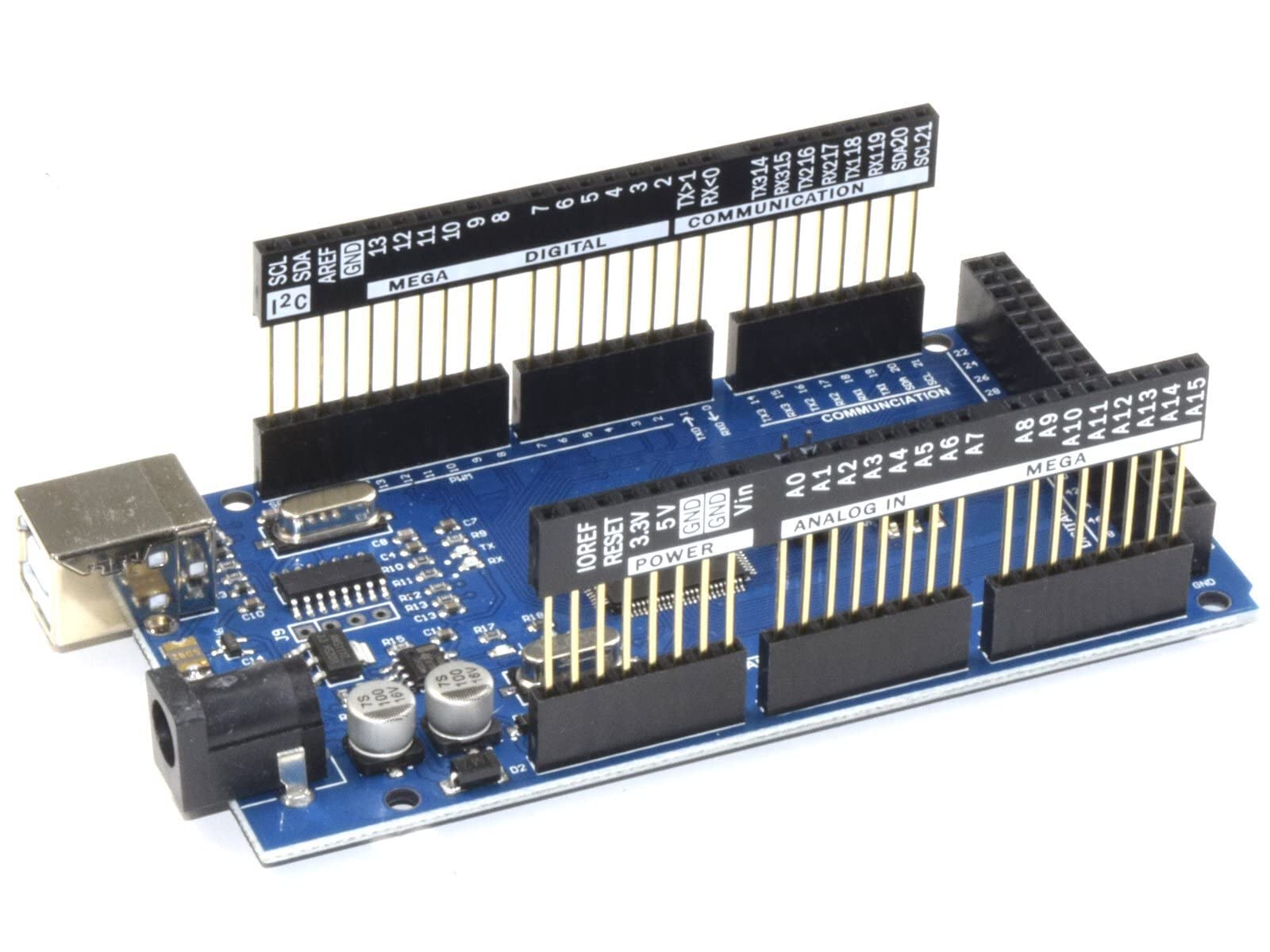 Jumper Wires MCM Electronics Arduino Shield Stacking Header Kit - Micro ...
