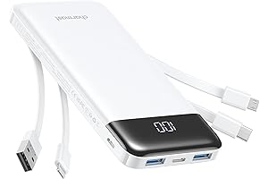 Jackery Portable Charger: The Power Bank with Built-in Cables