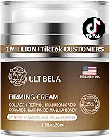 Creme de pescoço para apertar e levantar, creme firmador de pescoço de hidratação profunda com retinol, colágeno e mel hidratante antienvelhecimento e rugas para rosto, pescoço e decote