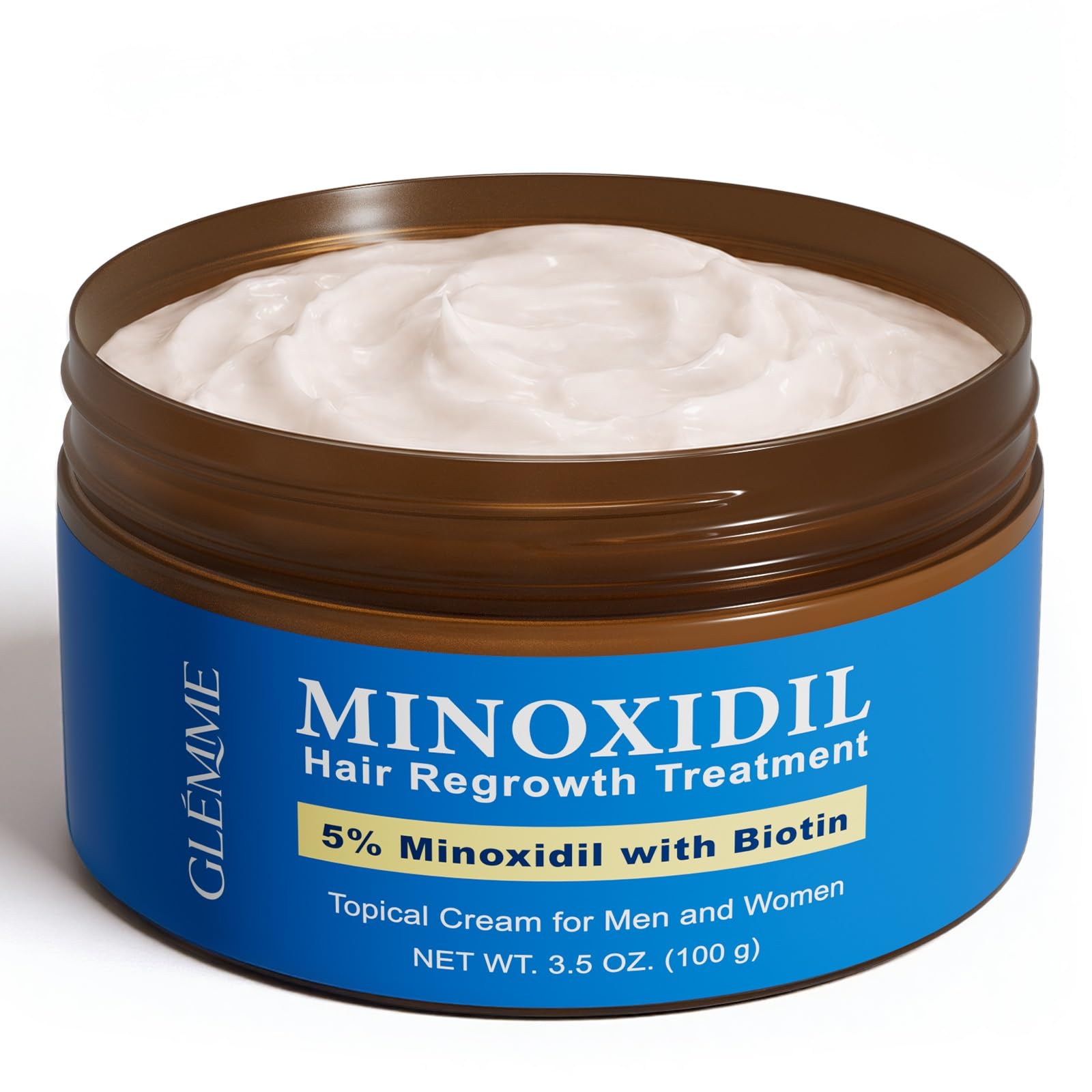 5% Minoxidil Hair Growth Cream Treatment for Men & Women, 3.5oz