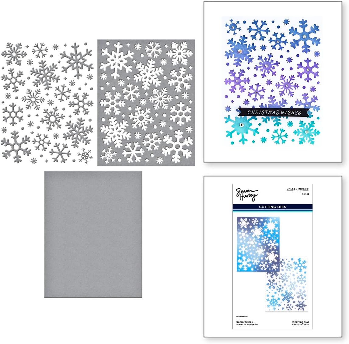 Spellbinders BD-0895 I Want It All! Let It Snow Bundle by Simon Hurley