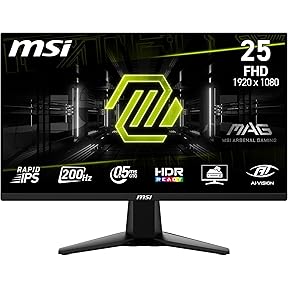 MSI G2412 Esports Gaming Monitor 23.8 Inch Full HD (1920x1080) IPS