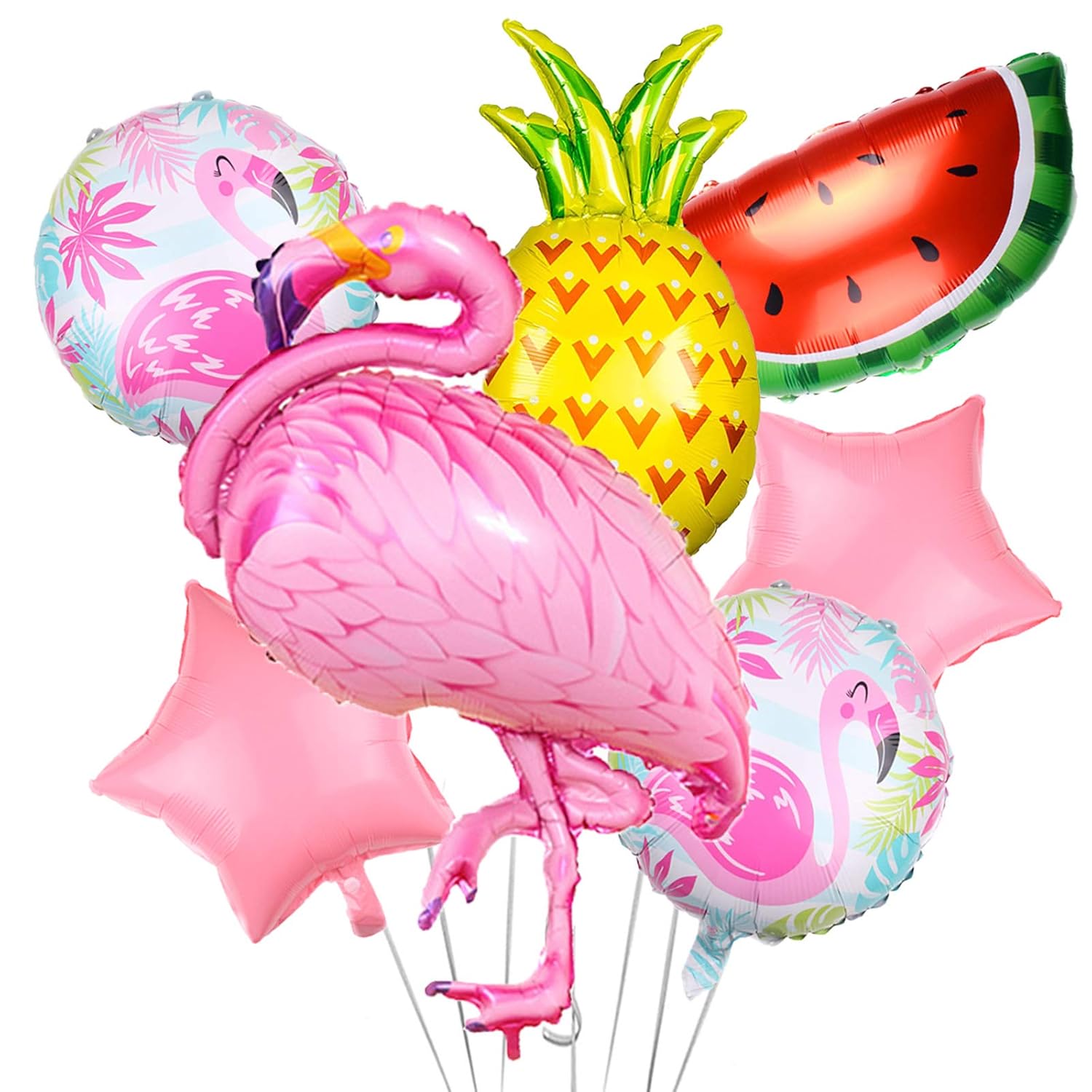 Elegant Flamingo Birthday Foil Balloon 45cm